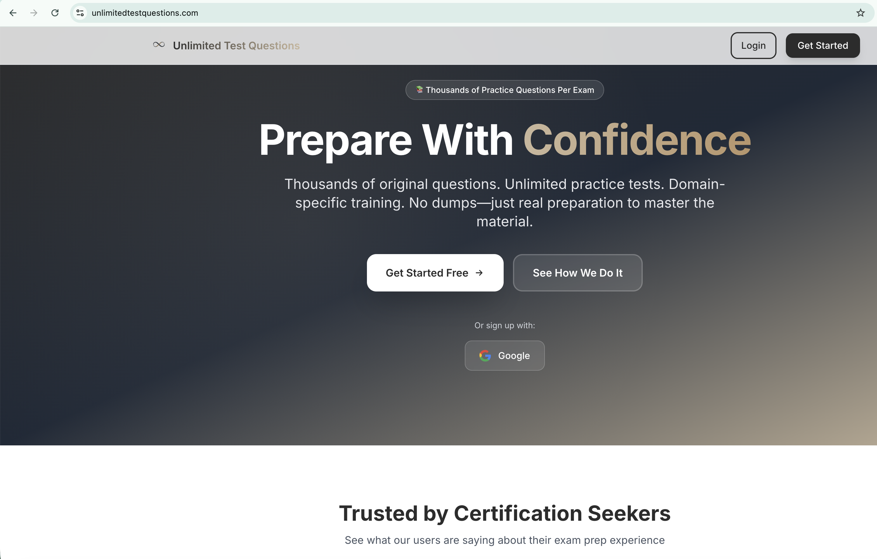 Unlimited Test Questions - Certification Prep Platform